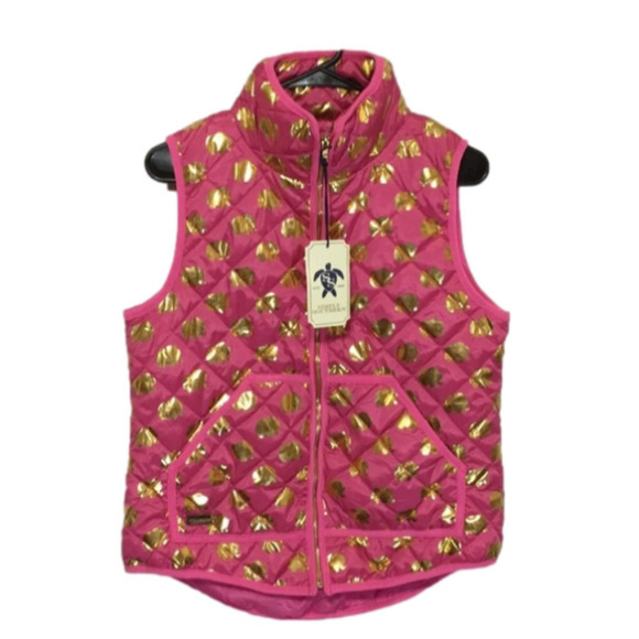 𝅺Simply Southern pink puffer vest size small - Picture 1 of 11